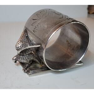 Meriden Britannia Company Bird Napkin Ring